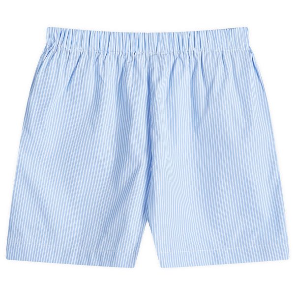 Sporty & Rich Hotel du Cap Cursive Poplin Short