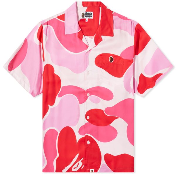 A Bathing Ape ABC Camo Open Collar Shirt