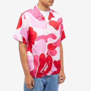 A Bathing Ape ABC Camo Open Collar Shirt