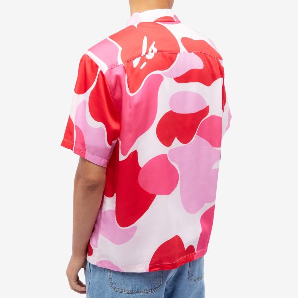 A Bathing Ape ABC Camo Open Collar Shirt