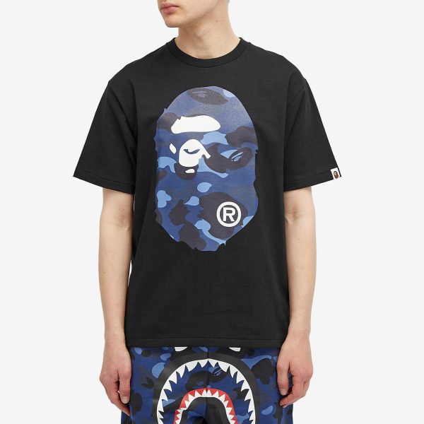 A Bathing Ape Camo Big Ape Head T-Shirt