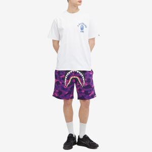 A Bathing Ape Colour Camo Shark Sweat Shorts