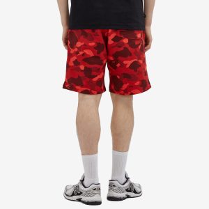 A Bathing Ape Colour Camo Shark Sweat Shorts