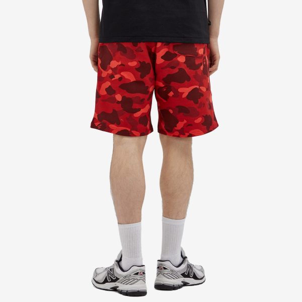 A Bathing Ape Colour Camo Shark Sweat Shorts