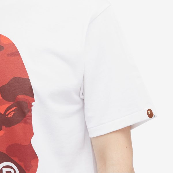 A Bathing Ape Camo Big Ape Head T-Shirt