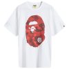 A Bathing Ape Camo Big Ape Head T-Shirt