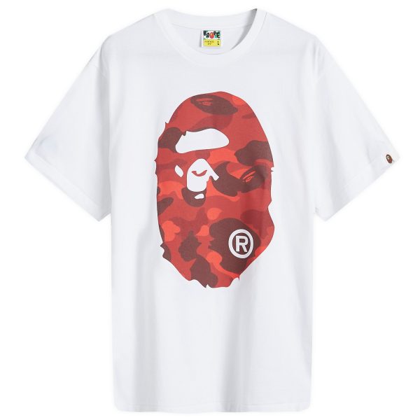 A Bathing Ape Camo Big Ape Head T-Shirt