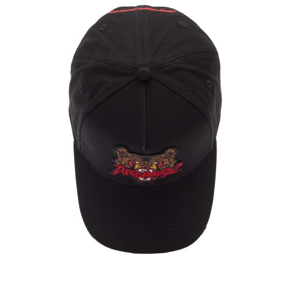 DSquared2 Bear Logo Baseball Cap