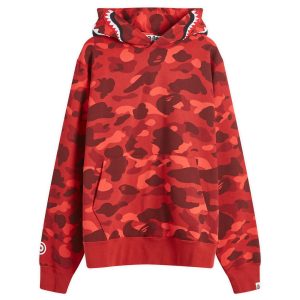 A Bathing Ape Colour Camo Shark Pullover Hoodie