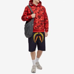 A Bathing Ape Colour Camo Shark Pullover Hoodie