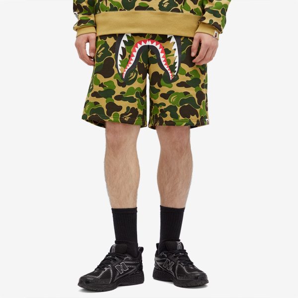 A Bathing Ape ABC Camo Shark Sweat Shorts