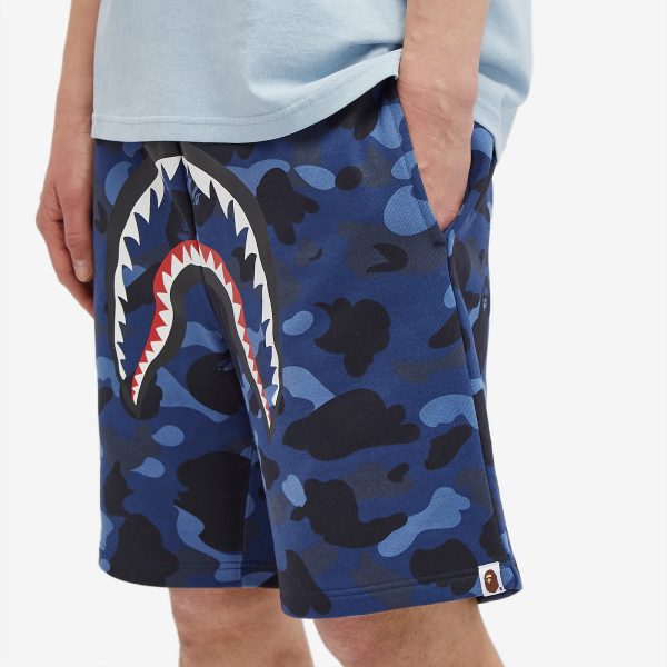 A Bathing Ape Colour Camo Shark Sweat Shorts