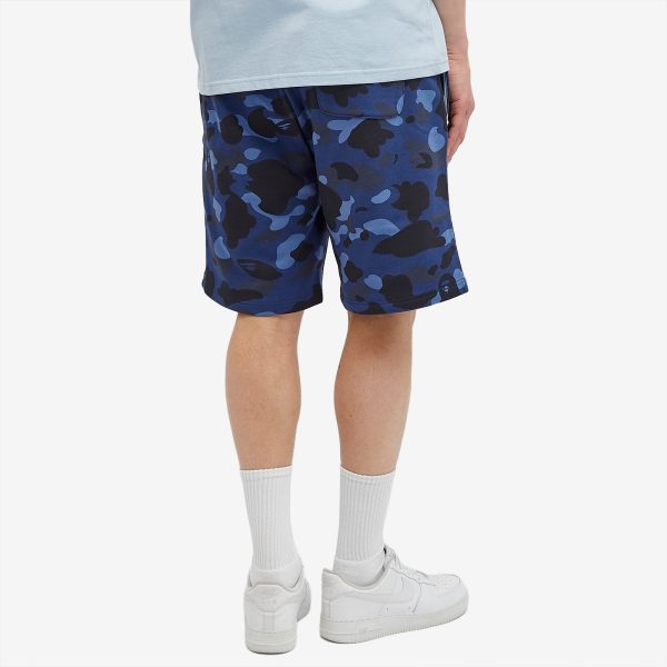 A Bathing Ape Colour Camo Shark Sweat Shorts