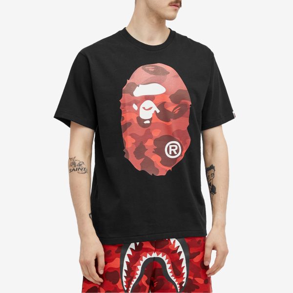 A Bathing Ape Camo Big Ape Head T-Shirt