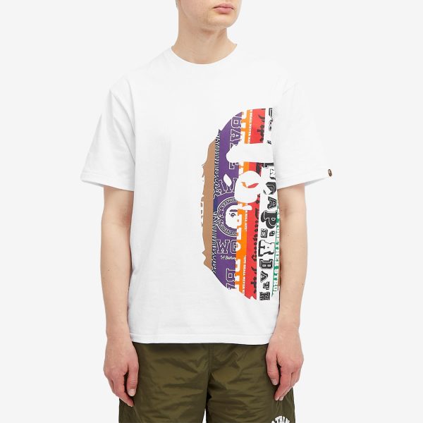 A Bathing Ape Fans Scarf Side Big Ape Head T-Shirt