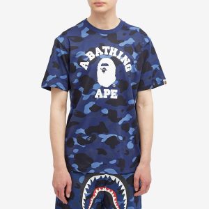 A Bathing Ape Colour Camo College T-Shirt