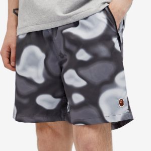 A Bathing Ape Liquid Camo One Point Beach Short