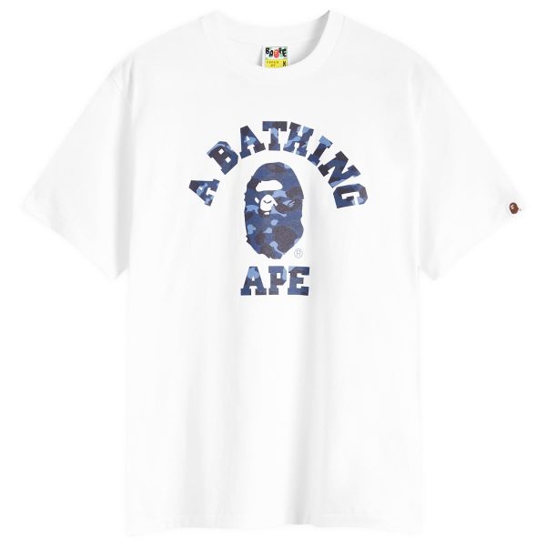 A Bathing Ape Colour Camo College T-Shirt