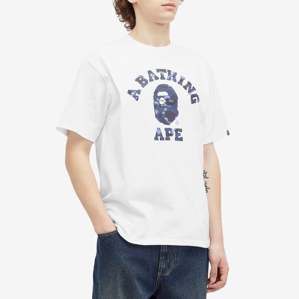 A Bathing Ape Colour Camo College T-Shirt