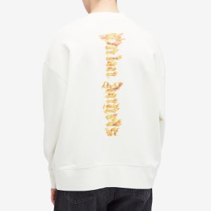 Palm Angels Burning Palm Crew Sweat