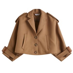 Max Mara Cropped Trench Cape