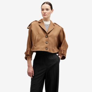 Max Mara Cropped Trench Cape