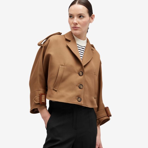 Max Mara Cropped Trench Cape