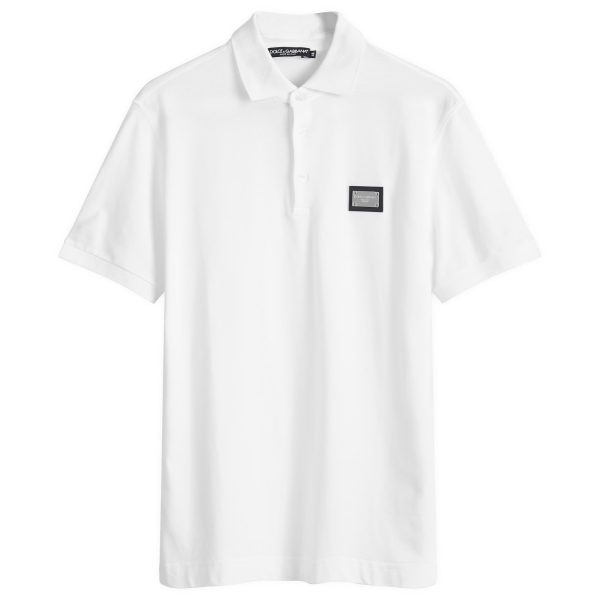 Dolce & Gabbana Badge Logo Polo Shirt