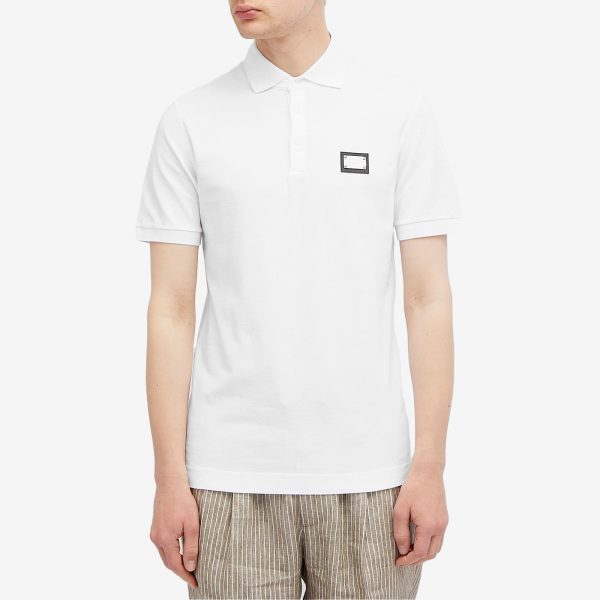 Dolce & Gabbana Badge Logo Polo Shirt