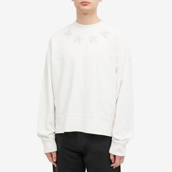 Palm Angels Statement Monogram Crew Sweat