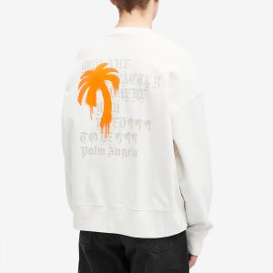 Palm Angels Statement Monogram Crew Sweat