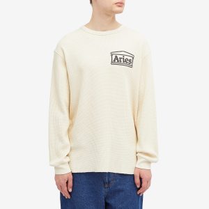 Aries Temple Long Sleeve Waffle T-Shirt