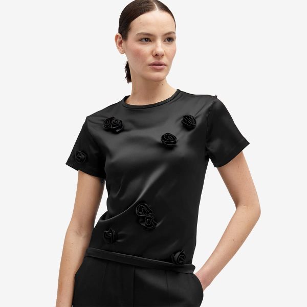 Sportmax Slim Fit Embroidered Top