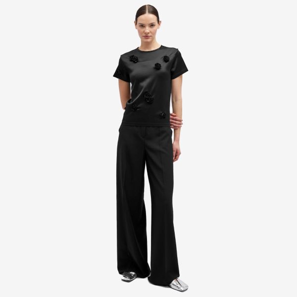 Sportmax Slim Fit Embroidered Top