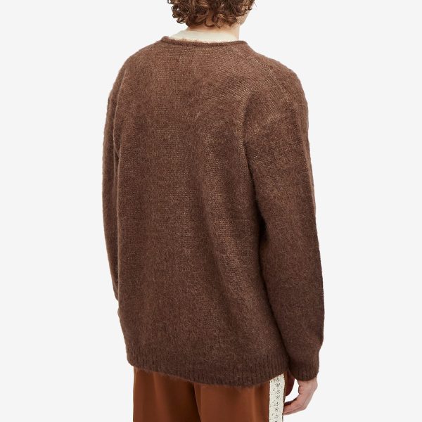 END. x Needles ‘Rattan’ Mohair Cardigan