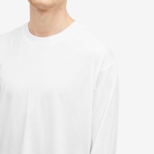 Dries Van Noten Hemron Poplin Back Long Sleeve T-Shirt