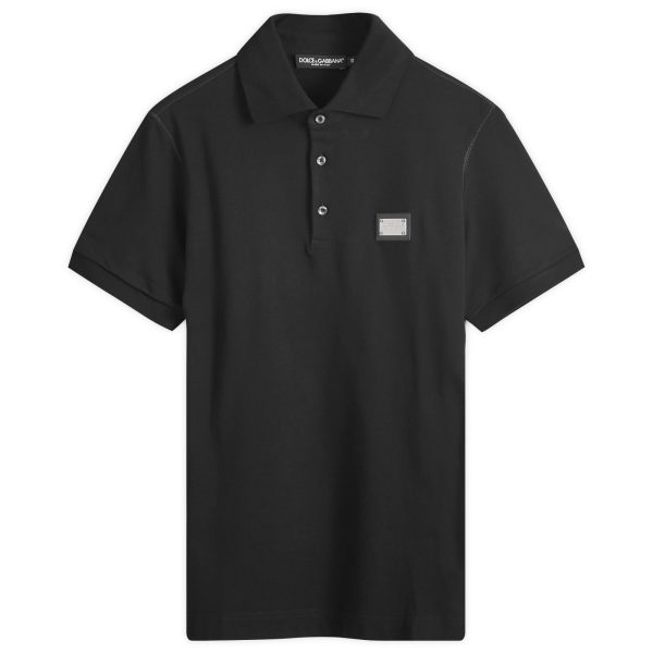 Dolce & Gabbana Badge Logo Polo Shirt