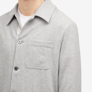 Dries Van Noten Callop Wool Cashmere Shirt Jacket