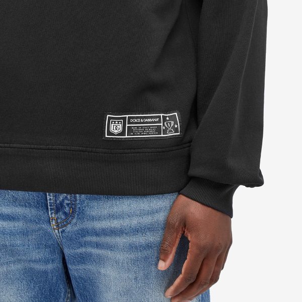 Dolce & Gabbana College Logo Crew Neck Sweatshirt