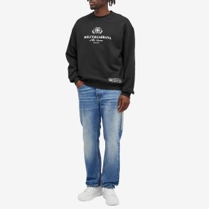 Dolce & Gabbana College Logo Crew Neck Sweatshirt