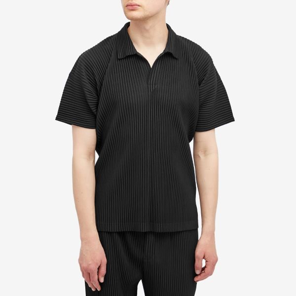 Homme Plissé Issey Miyake Pleated Polo Shirt