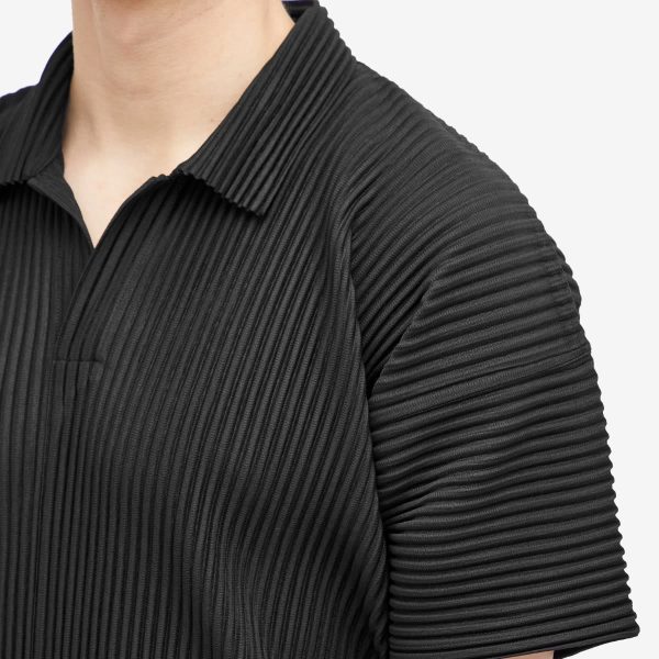 Homme Plissé Issey Miyake Pleated Polo Shirt