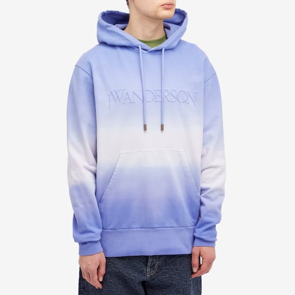 JW Anderson Logo Embroidery Gradient Hoodie