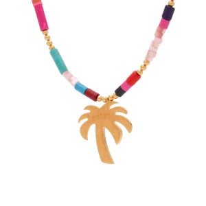 Palm Angels PA Monogram Beads Necklace