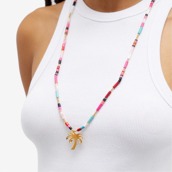 Palm Angels PA Monogram Beads Necklace