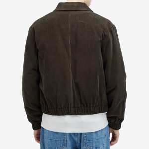 AMI Paris Zipped Corduroy Bomber Jacket