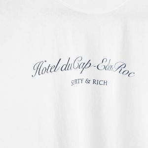 Sporty & Rich Hotel du Cap Cursive T-Shirt