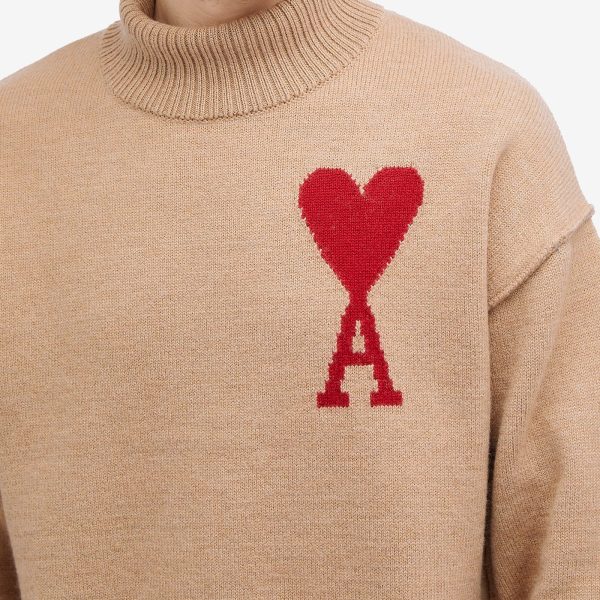 AMI Paris Large A Heart Crew Neck Jumper