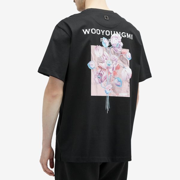 Wooyoungmi Flowers Back Logo T-Shirt