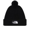 The North Face Logo Pom Beanie